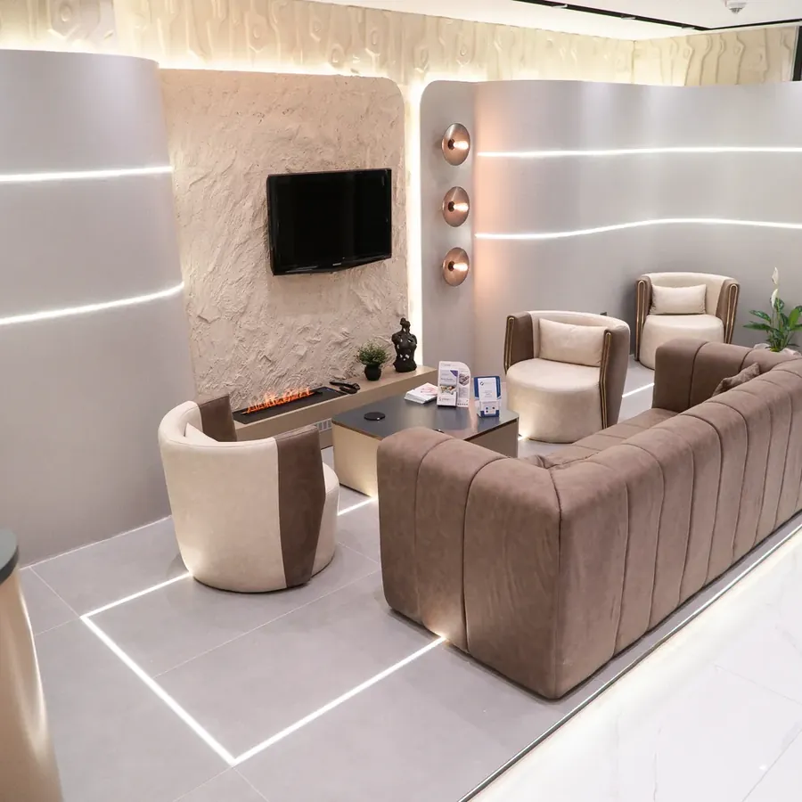 Özgür Kan Clinic oturma alanı