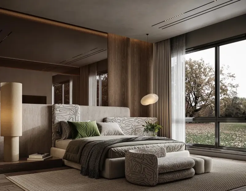 Acarkent Villa projesi, yatak odası — görsel 21