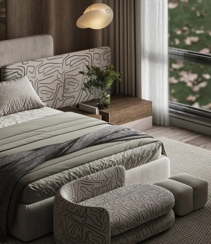 Acarkent Villa projesi, yatak odası — görsel 26