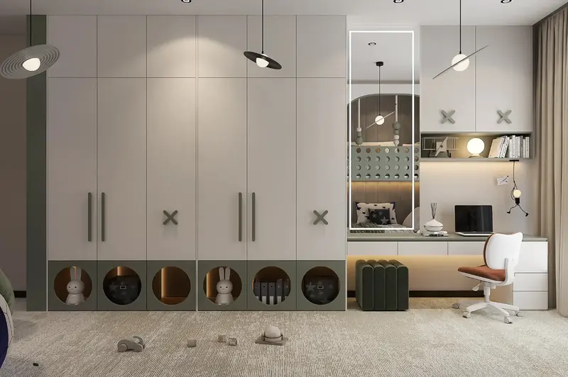 Acarkent Villa projesi, çocuk odası — görsel 35