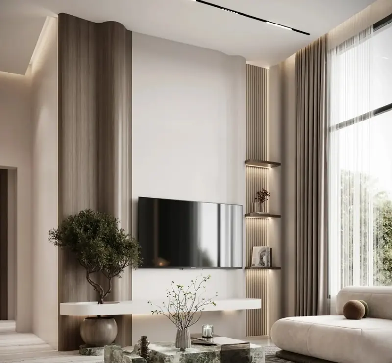 Beytepe Villa projesi, salon — görsel 13