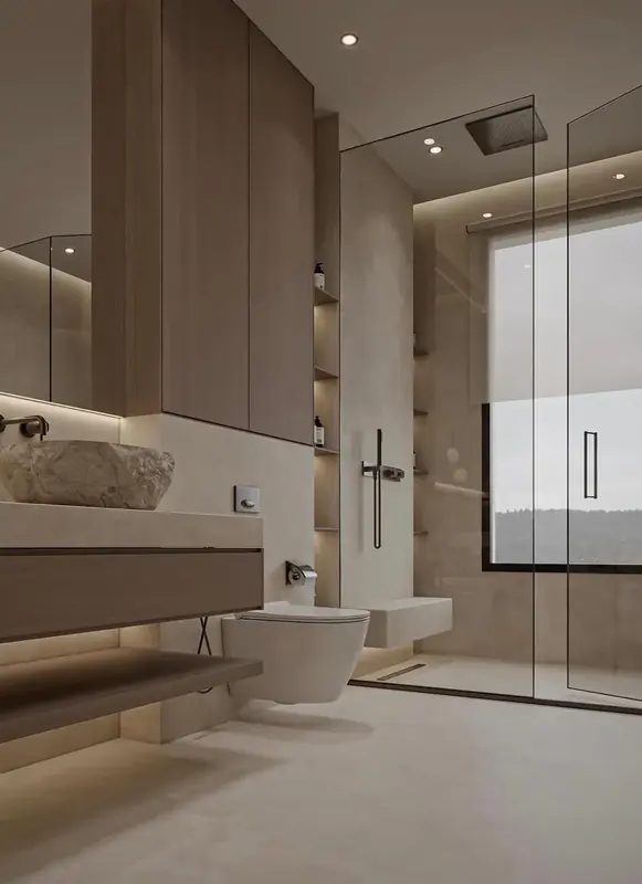 Beytepe Villa projesi, banyo — görsel 42