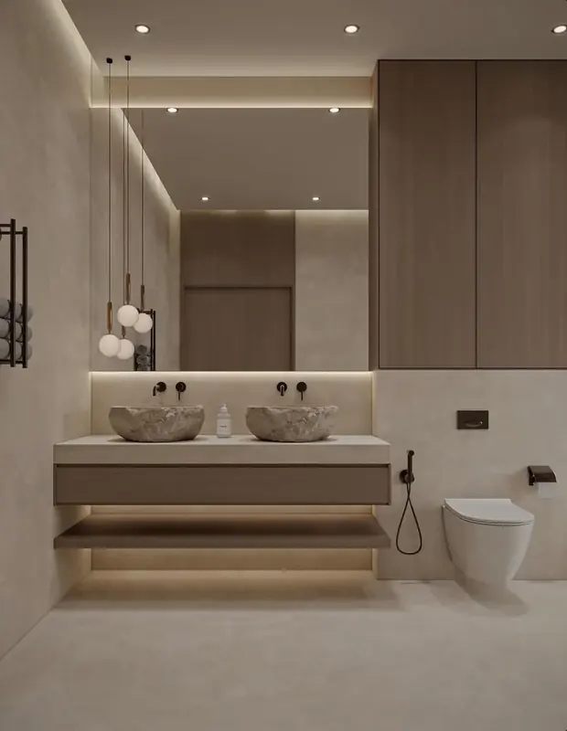 Beytepe Villa projesi, banyo — görsel 44