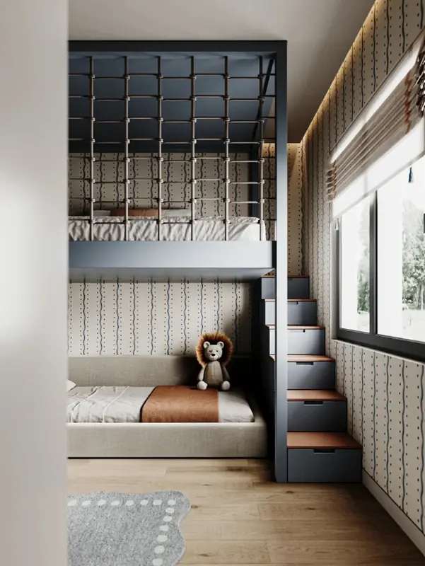 Uskumruköy Villa projesi, çocuk odası — görsel 31