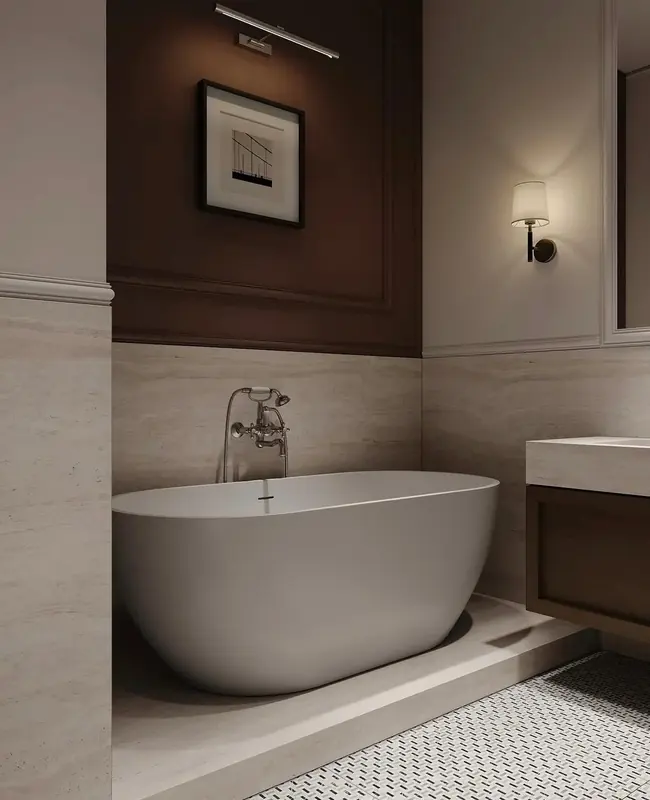 Uskumruköy Villa projesi, banyo — görsel 37
