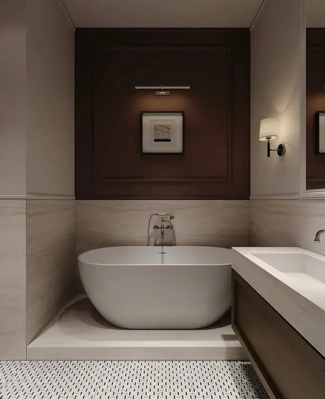 Uskumruköy Villa projesi, banyo — görsel 38