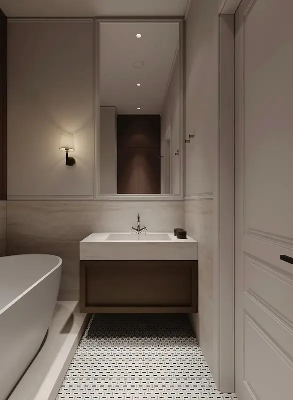 Uskumruköy Villa projesi, banyo — görsel 39