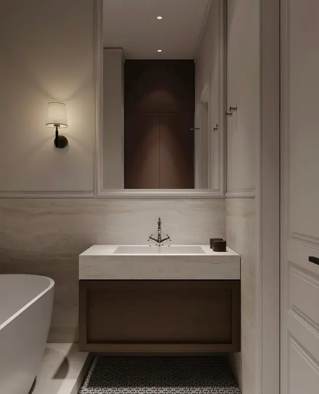 Uskumruköy Villa projesi, banyo — görsel 41