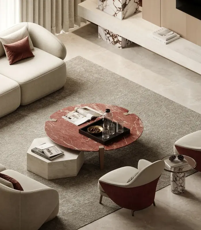 Uskumruköy Villa projesi, salon — görsel 13