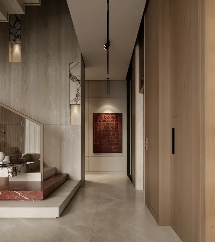 Uskumruköy Villa projesi, salon — görsel 22