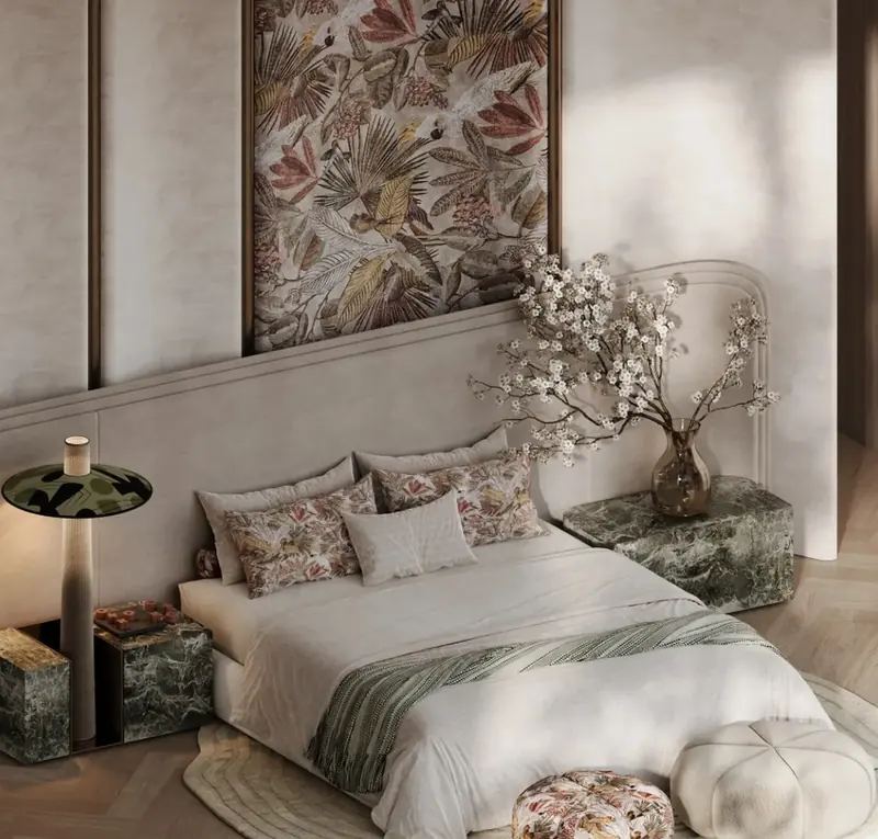 Uskumruköy Villa projesi, yatak odası — görsel 43