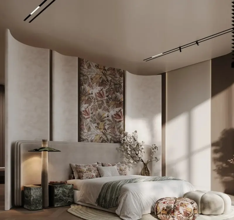 Uskumruköy Villa projesi, yatak odası — görsel 47