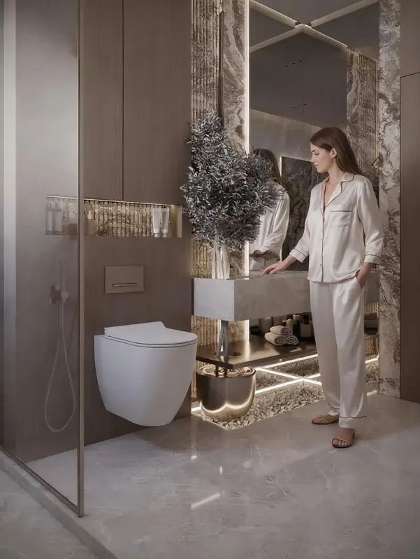 Uskumruköy Villa projesi, banyo — görsel 70