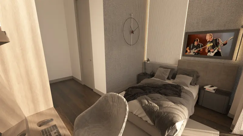 Vantage Konutları projesi, çocuk odası — görsel 42