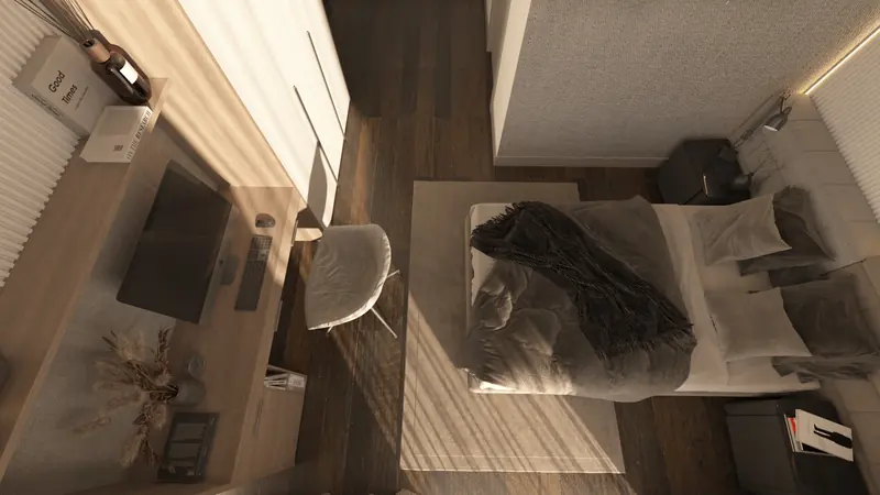 Vantage Konutları projesi, çocuk odası — görsel 45