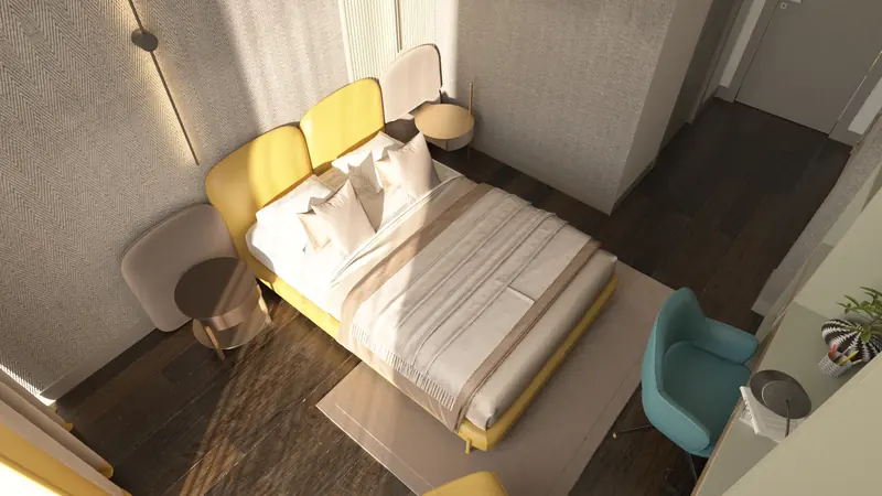 Vantage Konutları projesi, çocuk odası — görsel 48